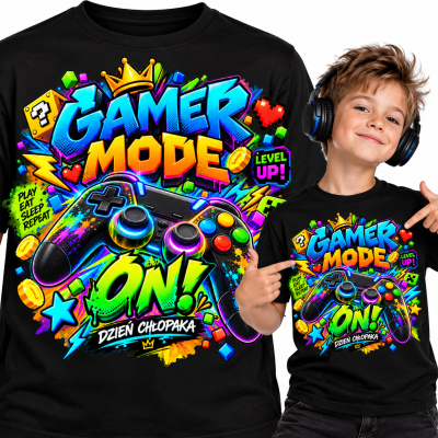 KOSZULKA DZIECIĘCA DZIEŃ CHŁOPAKA gamer